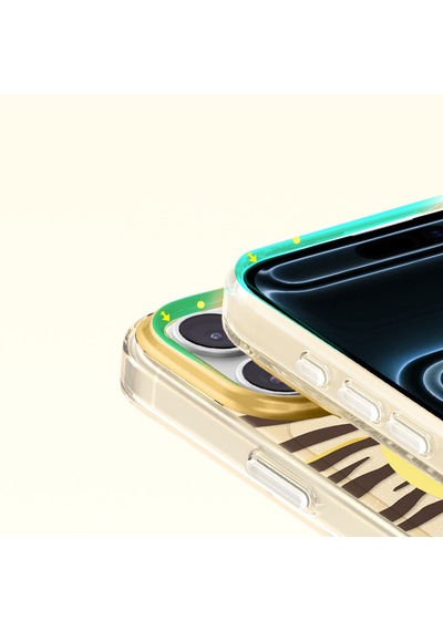 İphone 17 Pro Max Uyumlu Kılıf M-safe Şarj Özellikli Zore Paris Veyro Tpu Kapak Gold