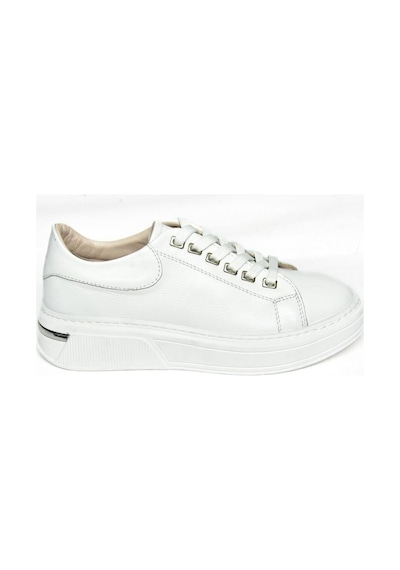 Fox Shoes P555020003 Beyaz Hakiki Deri Kadın Spor Ayakkabı Sneakers Beyaz