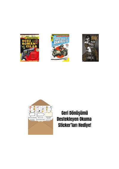 Ucuz Romancılar + Derde Deva Randevu No- 4 + Fink Ciltli + Okuma Sticker'ları