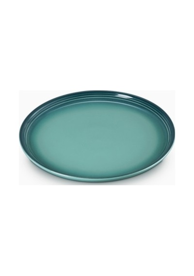 Le Creuset Coupe Kahvaltı Tabağı Modern Seramik Tasarım 22 Cm Turkuaz