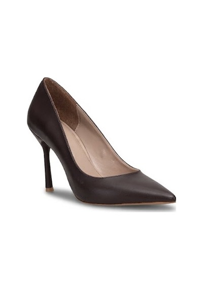 Ayakkabı Fuarı Elit Zyn4016 Kadın Stiletto Kahverengi