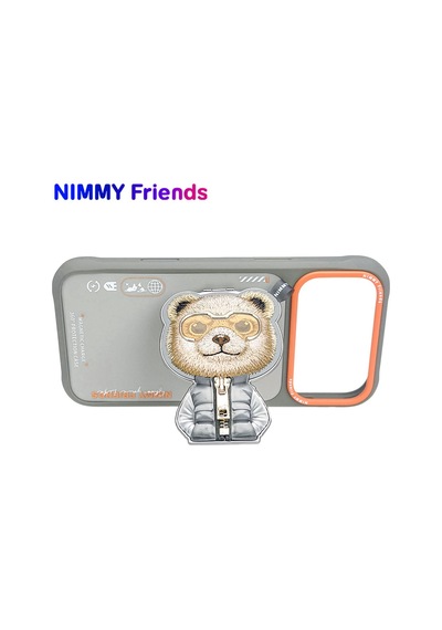 Apple Uyumlu iPhone 17 Magsafe Stand Özellikli 3d Gözlük Ve Fermuarlı Bear Nakışlı Cool Cute 2.0 Kılıf 11a Şeffaf Apple Uyumlu iPhone 17 Magsafe Stand Özellikli 3d Gözlük Ve Fermuarlı Bear Nakışlı Cool Cute 2.0 Kılıf 11a Şeffaf