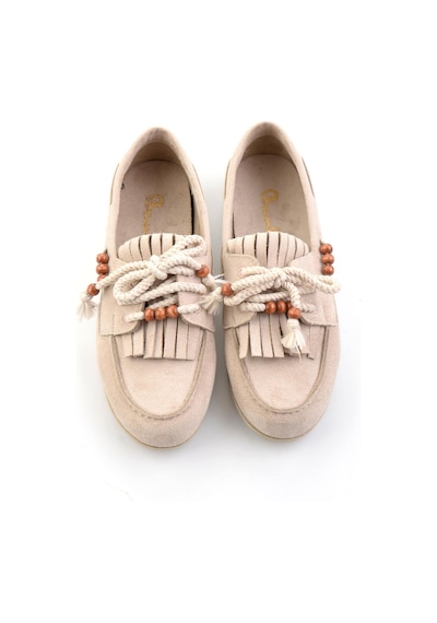 Bambi Bej Kadın Loafer Ayakkabı K01566004872 Bej