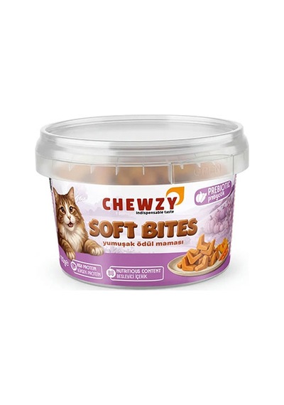 Chewzy Kediler İçin Yumuşak Ödül Maması Prebiyotik 130 Gr 300-30006.01