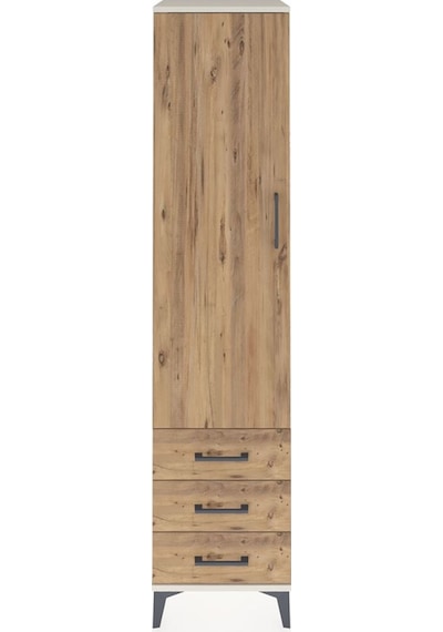 Hyperion Dolap 4 Raflı 3 Çekmeceli Tek Kapaklı 44x44x195 Ayta... Aytaşı