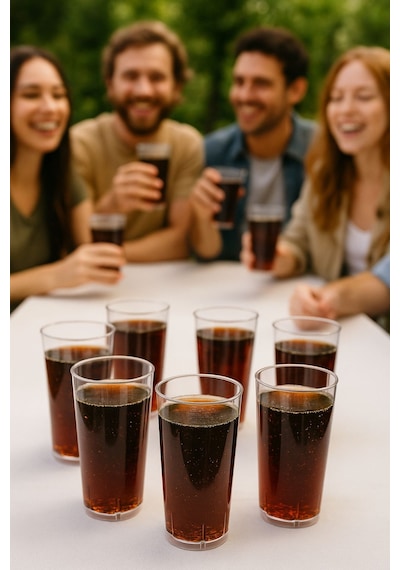 7 Li Set Plastik Kokteyl, Meşrubat Bardağı - Parti, Düğün, Davet Ve Organizasyon Bardağı 300 Ml