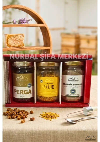 Organik Propolis Organik Polen Organik Perga 50 Gr