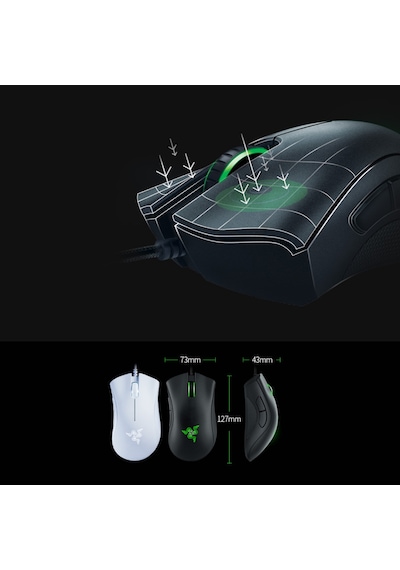 Razer Deathadder Essential 6400 DPI Optik Kablolu Oyuncu Mouse