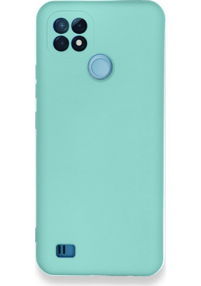 Nettech Realme C21 Uyumlu Nano Arka Koruma Kılıf - Mavi Mavi