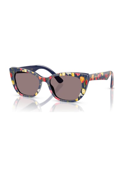 Dolce Gabbana Dx 4427 34357n 49 Çocuk Cat Eye Çok Renkli Kemik Güneş Gözlüğü Çok Renkli