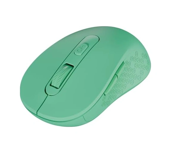 Sm-bt08 Usb 2in1 Bluetooth Ve 2.4ghz Uzun Menzilli Kablosuz Mouse Yeşil
