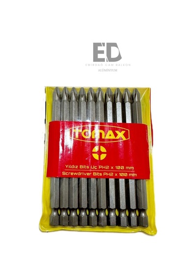 Yedek Parça Tomax Yıldız Vialama Uç Ph2x100mm 1 Paket 10 Adet Diğer
