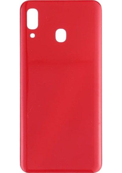 Samsung Galaxy A20 Uyumlu Arka Pil Batarya Kapağı Sm-a205f - Kırmızı