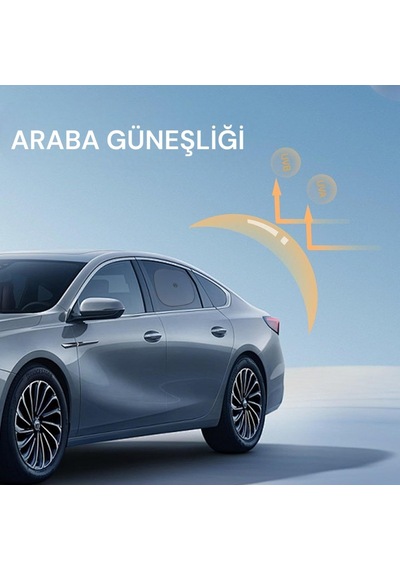 Oto Yan Cam Perdesi, Araba Ön Cam Perdesi, Otomobil Yan Cam Güneşliği,oto Güneşlik Perde 2 Adet Diğer