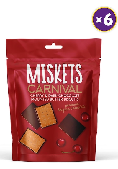 Vişneli Bitter Çikolatalı Petibör Bisküvi 50 Gr X 6 Adet