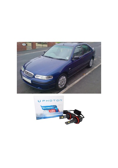 Rover 400 Led Xenon Uzun + Kısa Far Ampulü H4 Ultimate Yeni Seri Beyaz