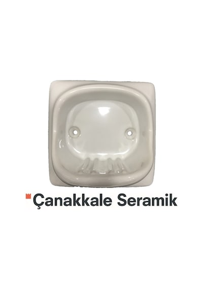 Kale Porselen Vintage Sabunluk Beyaz