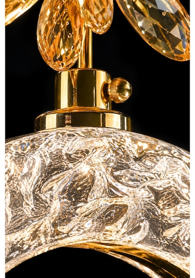 Medusa Model Gold Kaplama 3 Renk Metal Salon Mutfak Oturma Yatak Odası Modern Led Sarkıt Avize Sarı