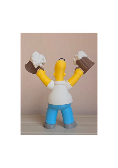 Homer Simpson Figür 20cm-3d Baskı-kolleksiyonluk Biblo