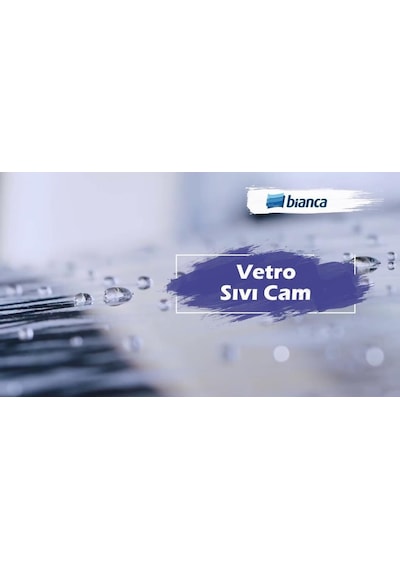 Bianca Vetro Sıvı Cam Liquid Glass Şeffaf Parlak Su İzolasyonu 1 Kg