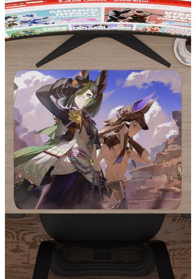 Tighnari Genshin Impact Anime Gacha V5 - 48x40 Xl Gaming Mouse Pad Fare Altlığı
