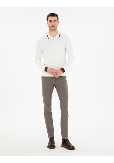 Pierre Cardin Erkek Ekru Kazak /triko 50296452-vr019 Ekru