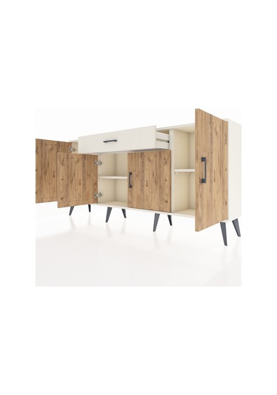 Arges Konsol 3 Raflı Tek Çekmeceli 4 Kapaklı 176x30x83 Aytaşı-çam/aytaşı Çam/aytaşı Arges Konsol 3 Raflı Tek Çekmeceli 4 Kapaklı 176x30x83 Aytaşı-çam/aytaşı Çam/aytaşı