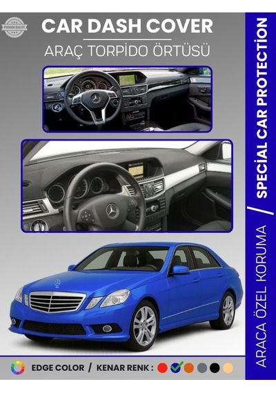 Mercedes E200 / E220 / E250 / E300 W212 2009-2016 Torpido Örtüsü Premium Kalite Torpido Koruma - 994 Stiloto