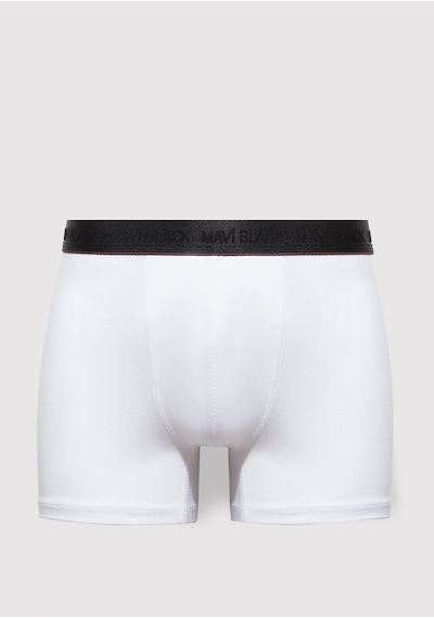 Mavi - Beyaz Basic Boxer 0912178-620 Beyaz