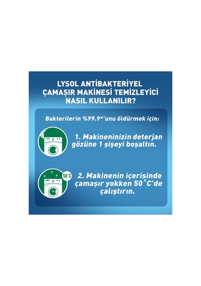 Lysol Çamaşır Makinesi Temizleyici Çam Ve Okaliptus Ferahlığı 250 Ml