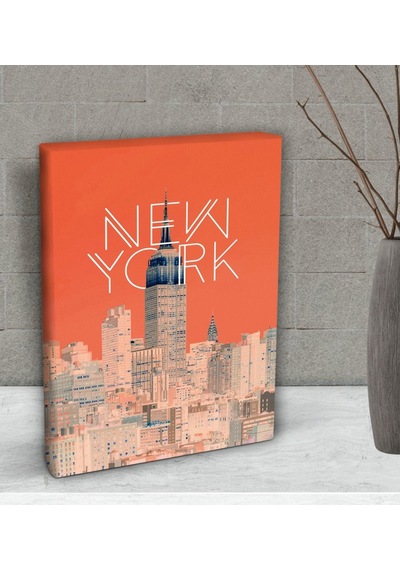 Bk Gift New York Tasarımlı Dekoratif Mini Kanvas Tablo 15X20Cm-1 (506660964)