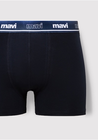 Mavi - Lacivert Basic Boxer 092453-33648 Lacivert