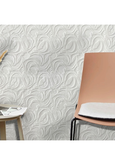 Tink 3d Kendinden Yapışkanlı Akustik Keçe Panel Modern Desenli 52x98 Cm 10 Adet 5 M² Beyaz