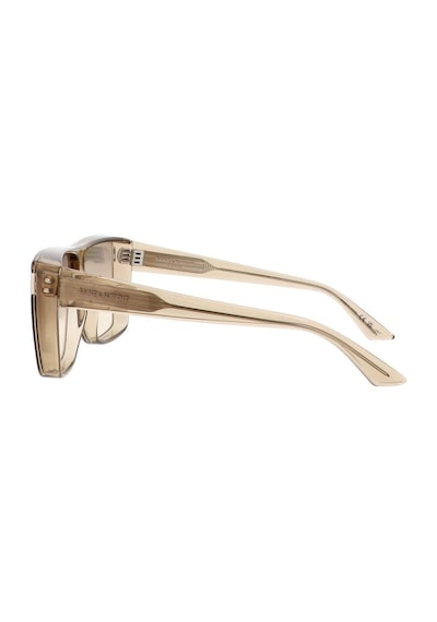 Saint Laurent Sl 756 003 64 Unisex Kare Şeffaf Kahverengi Kemik Güneş Gözlüğü Şeffaf