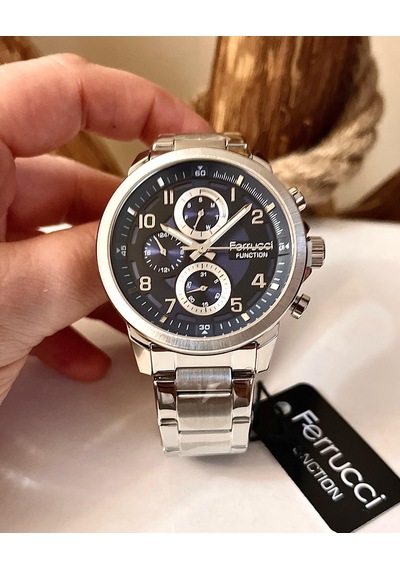Ferrucci Fcf3314fonksiyonlu Çelik Kordon Erkek Kol Saati+bileklik