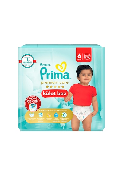 Prima Premium Care Külot Bebek Bezi 6 Numara 28 Adet