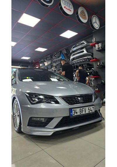 Seat Leon Mk3.5 2017-2020 Makyajlı Abt Ön Karlık Ek Plastik Boyasız