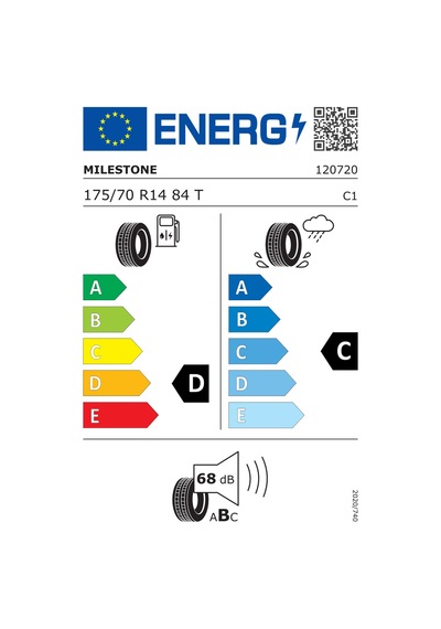Milestone 175/70R14 84t Carmile Yaz Lastiği 2025