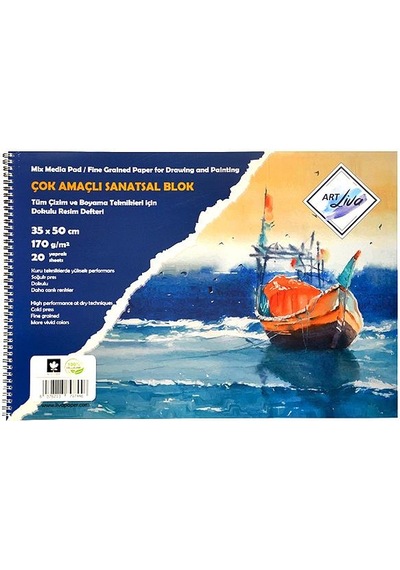 Art Liva Çok Amaçlı Resim Defteri 35x50 CM 170 g