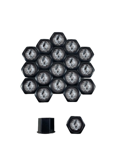 Renault 17 Mm 20 Li Takım Set Oto Çelik Jant Bıjon Kapağı