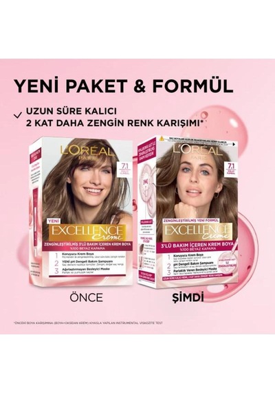 L'oréal Paris Excellence Creme 7 Kumral Saç Boyası