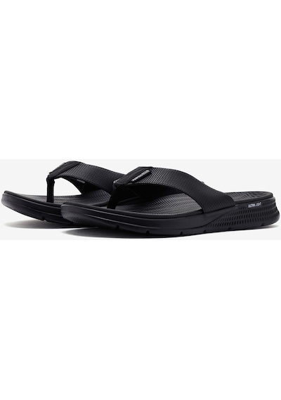 Skechers Go Consistent Sandal - Synthwav Erkek Siyah Parmak Arası Terlik 229035 Bbk Siyah