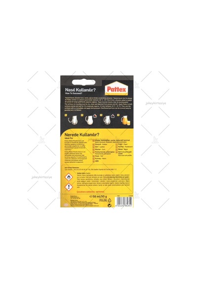 Pattex Yapıştırıcı Metal-Plastik-Cam 50Gr