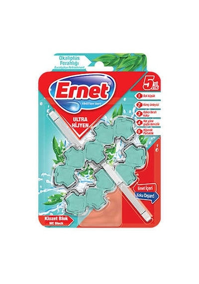 Ernet Ultra Hijyen Klozet Blok Okaliptus Ferahlığı 2x50 g