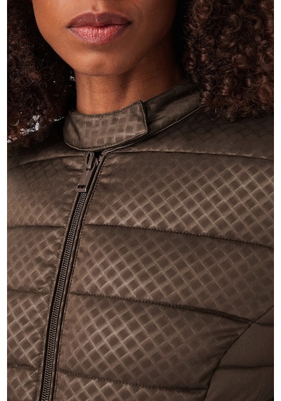 Guess New Vona Regular Fit Dik Yaka Şişme Mont W6yl16w2891 Kadın Mont W6yl16 W2891 G1cu Kahve