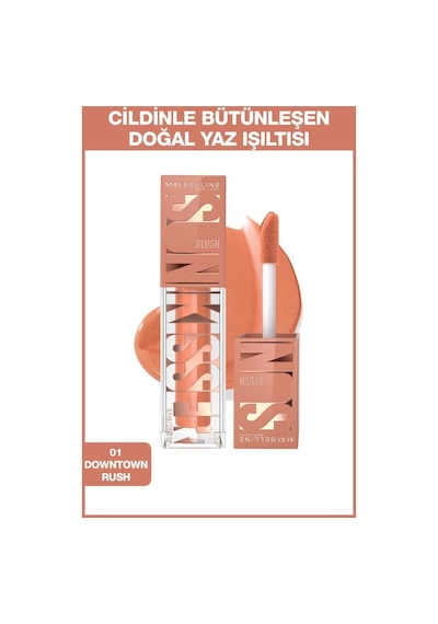 Maybelline New York Sunkisser Likit Allık 01 Downtown Rush