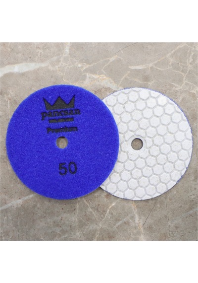 Pancsan - Kuru Esnek 50 Parlatma Ped Leri 100 Mm Elmas Porselen , Granit , Mermer , Çimstone , Seramik