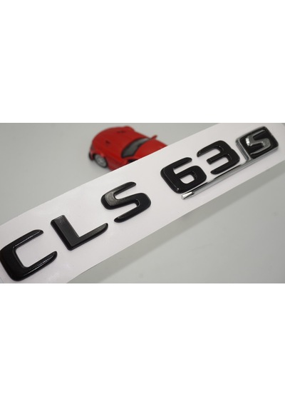 CLS 63S Bagaj Parlak Siyah ABS 3M 3D Yazı Logo