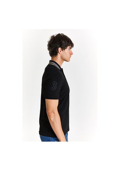 U.s. Polo Assn. Slim Erkek Tişört 50279569-vr046-siyah Siyah