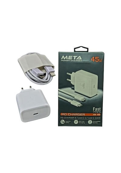 Meta Mps11bcc 45w Pd& Type-c To Type-c Kablo